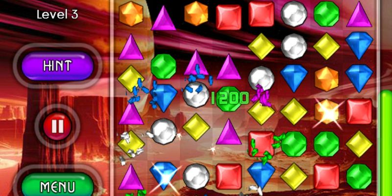 Bejeweled - trò chơi ghép hình miễn phí