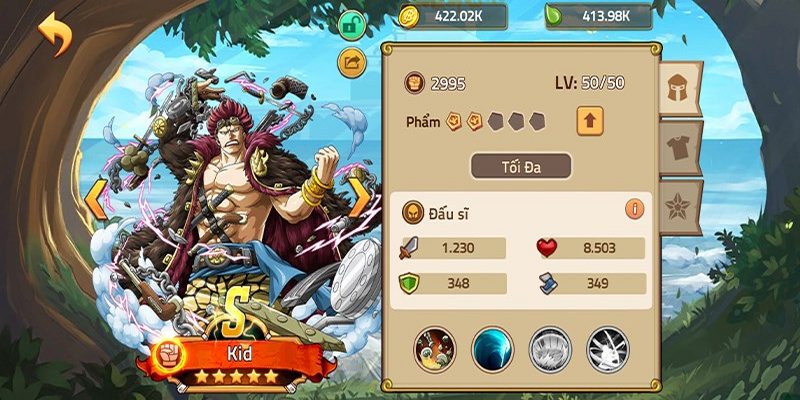 Hải Tặc Đại Chiến là game được thiết kế dựa trên cốt truyện tranh One Piece