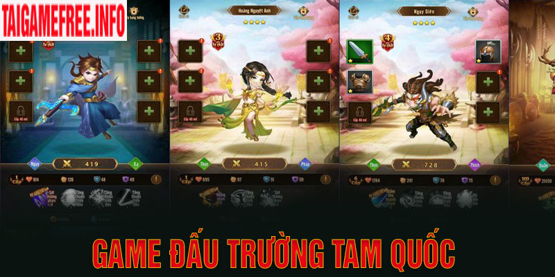 Game Đấu Trường Tam Quốc Thú Vị Và Hấp Dẫn Không Nên Bỏ Qua